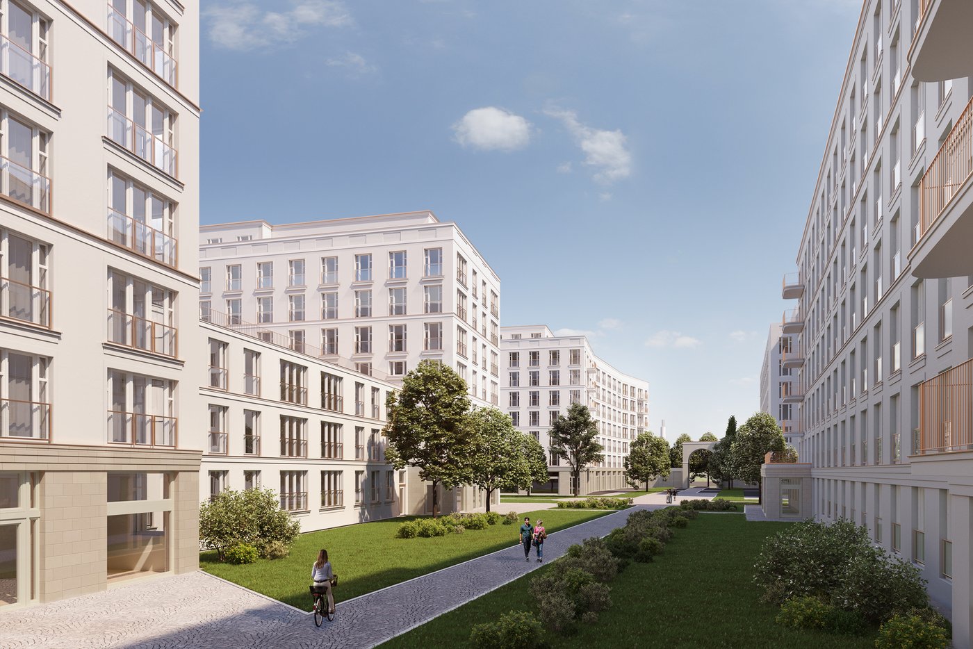 Der Hof der Weißen Taube in Berlin Lichtenberg