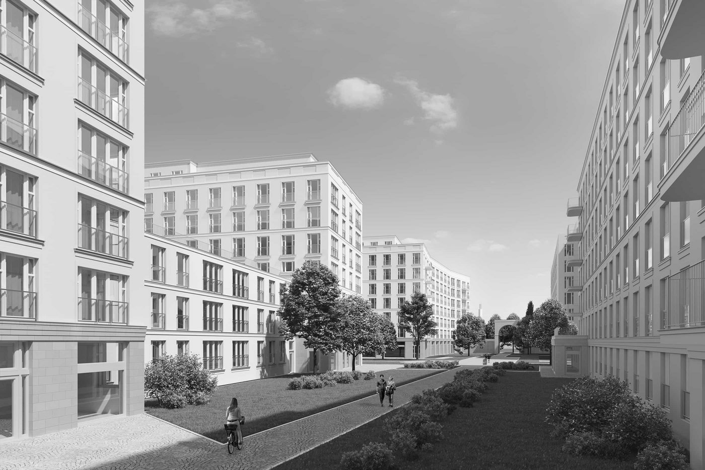 Der Hof der Weißen Taube in Berlin Lichtenberg