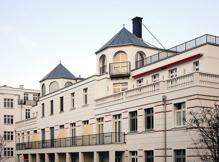 Die Ansicht vom Gartenhaus