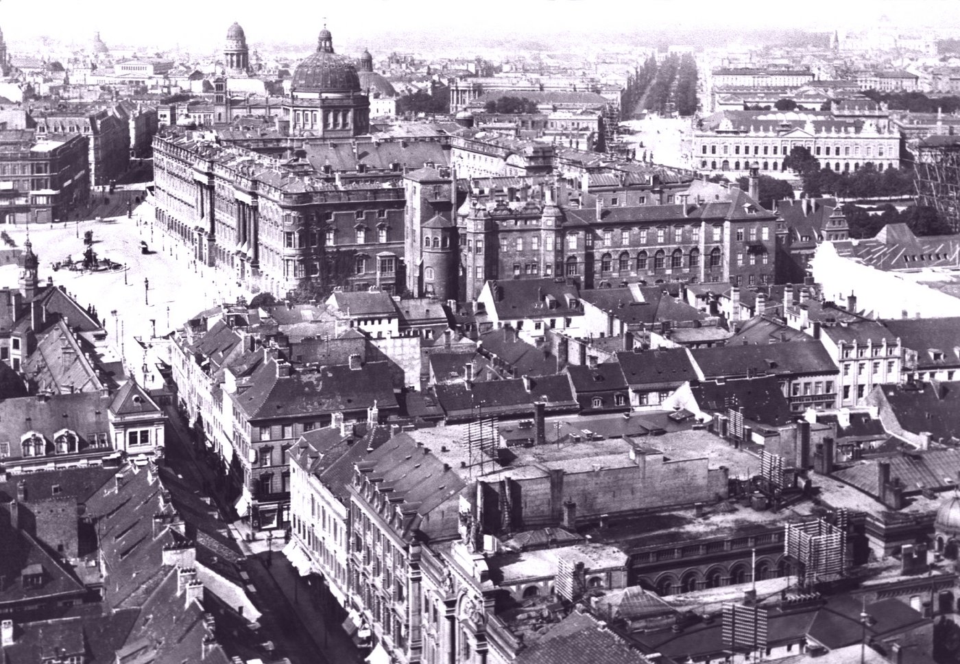 Historisches Bild vom Stadtschloss 1891 in Berlin